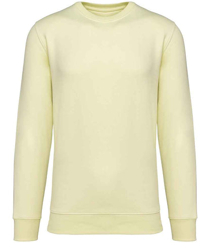 native spirit native spirit unisex crew neck sweatshirt - lemon citrus (ns400)