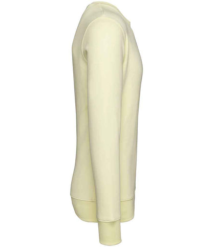native spirit native spirit unisex crew neck sweatshirt - lemon citrus (ns400)
