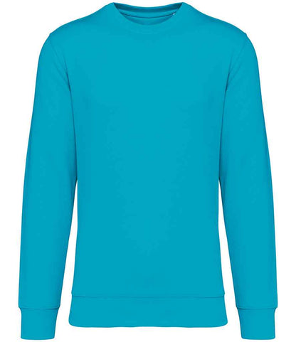 native spirit native spirit unisex crew neck sweatshirt - light turquoise (ns400)