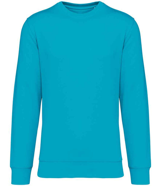 native spirit native spirit unisex crew neck sweatshirt - light turquoise (ns400)