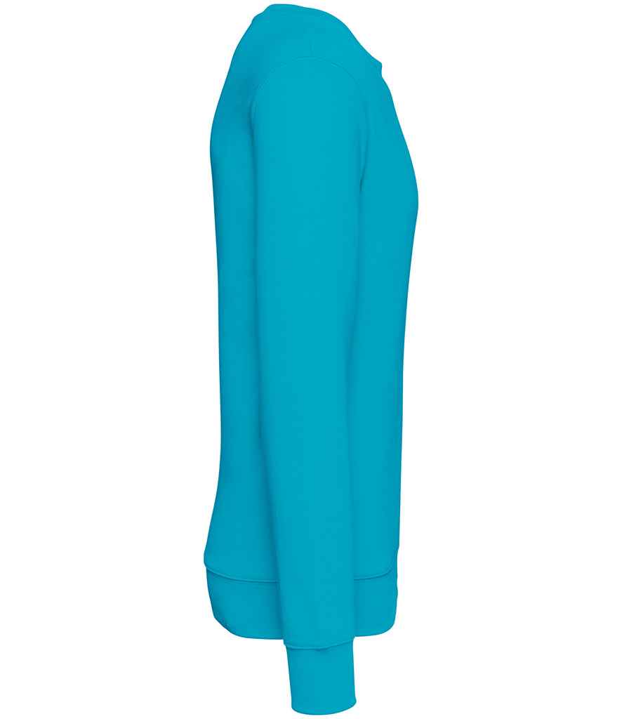native spirit native spirit unisex crew neck sweatshirt - light turquoise (ns400)