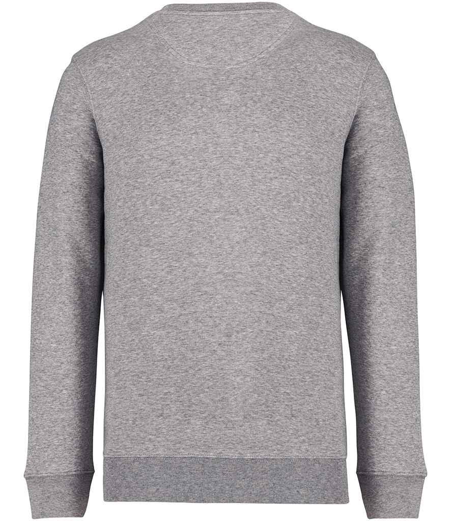 native spirit native spirit unisex crew neck sweatshirt - moon grey heather (ns400)
