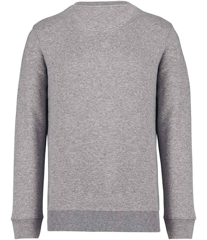 native spirit native spirit unisex crew neck sweatshirt - moon grey heather (ns400)