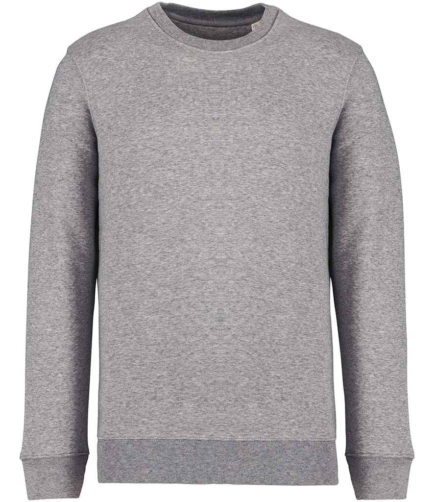 native spirit native spirit unisex crew neck sweatshirt - moon grey heather (ns400)