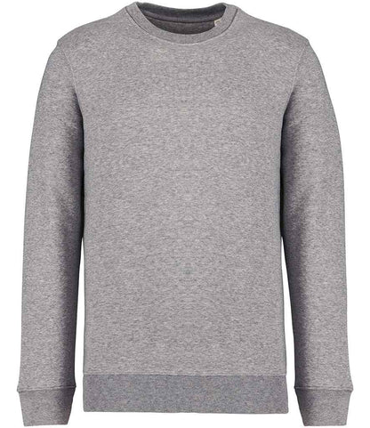 native spirit native spirit unisex crew neck sweatshirt - moon grey heather (ns400)