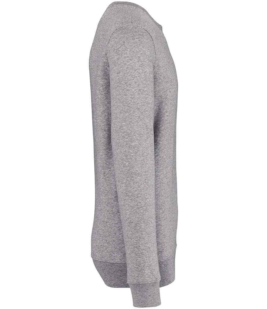 native spirit native spirit unisex crew neck sweatshirt - moon grey heather (ns400)