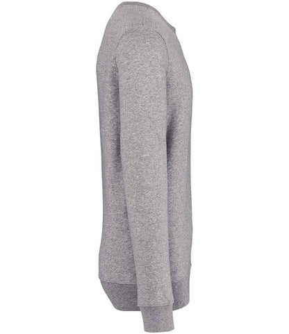 native spirit native spirit unisex crew neck sweatshirt - moon grey heather (ns400)
