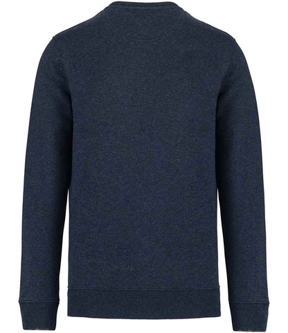 native spirit native spirit unisex crew neck sweatshirt - navy blue heather (ns400)