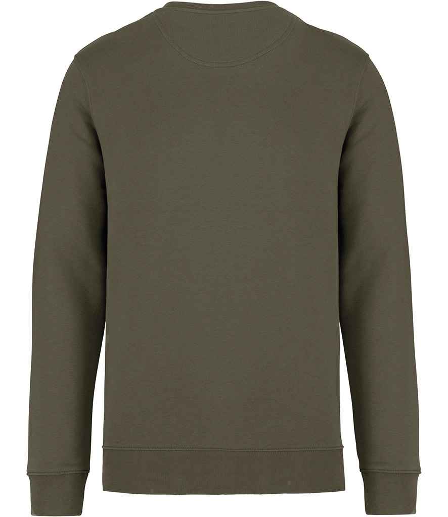 native spirit native spirit unisex crew neck sweatshirt - organic khaki (ns400)