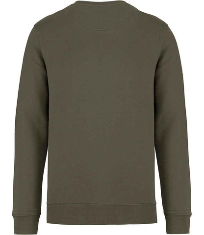 native spirit native spirit unisex crew neck sweatshirt - organic khaki (ns400)
