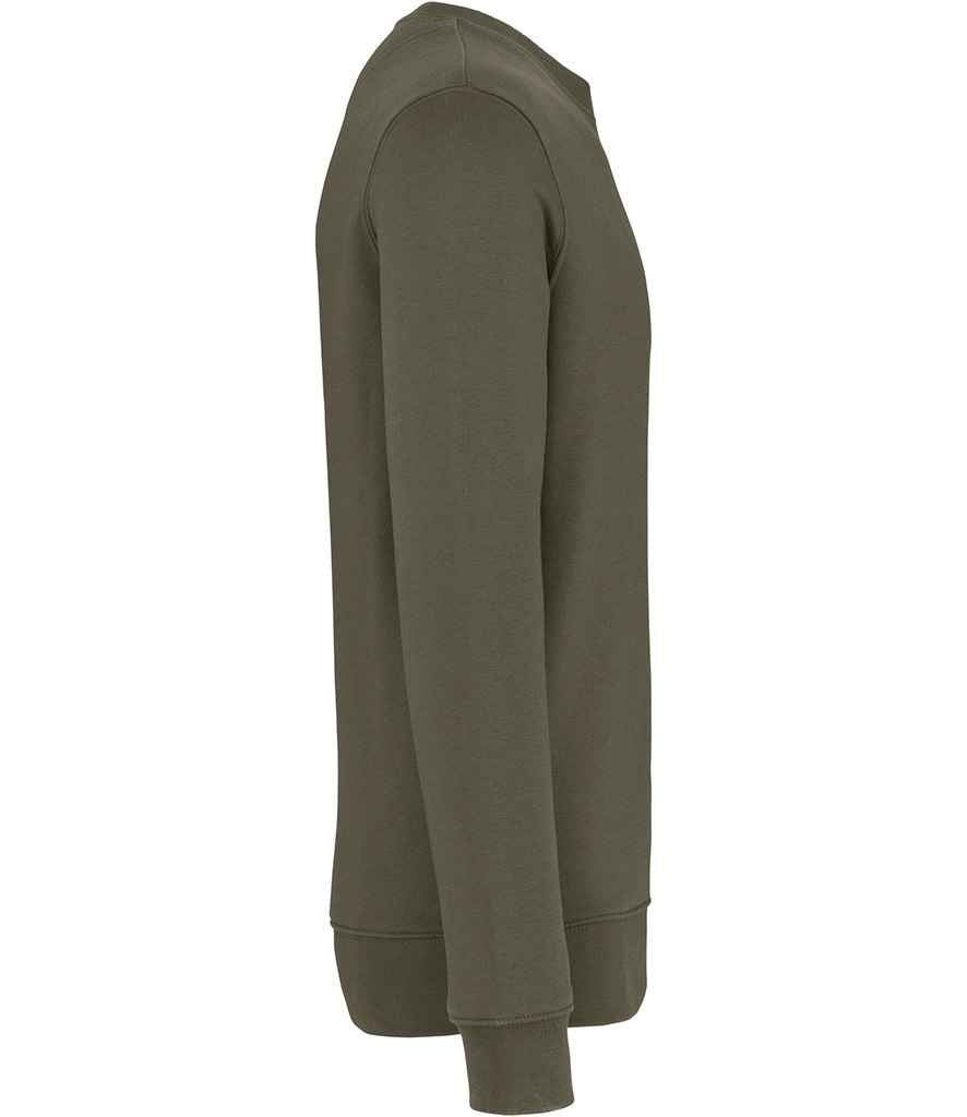 native spirit native spirit unisex crew neck sweatshirt - organic khaki (ns400)