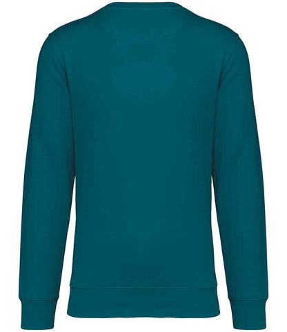native spirit native spirit unisex crew neck sweatshirt - peacock green (ns400)