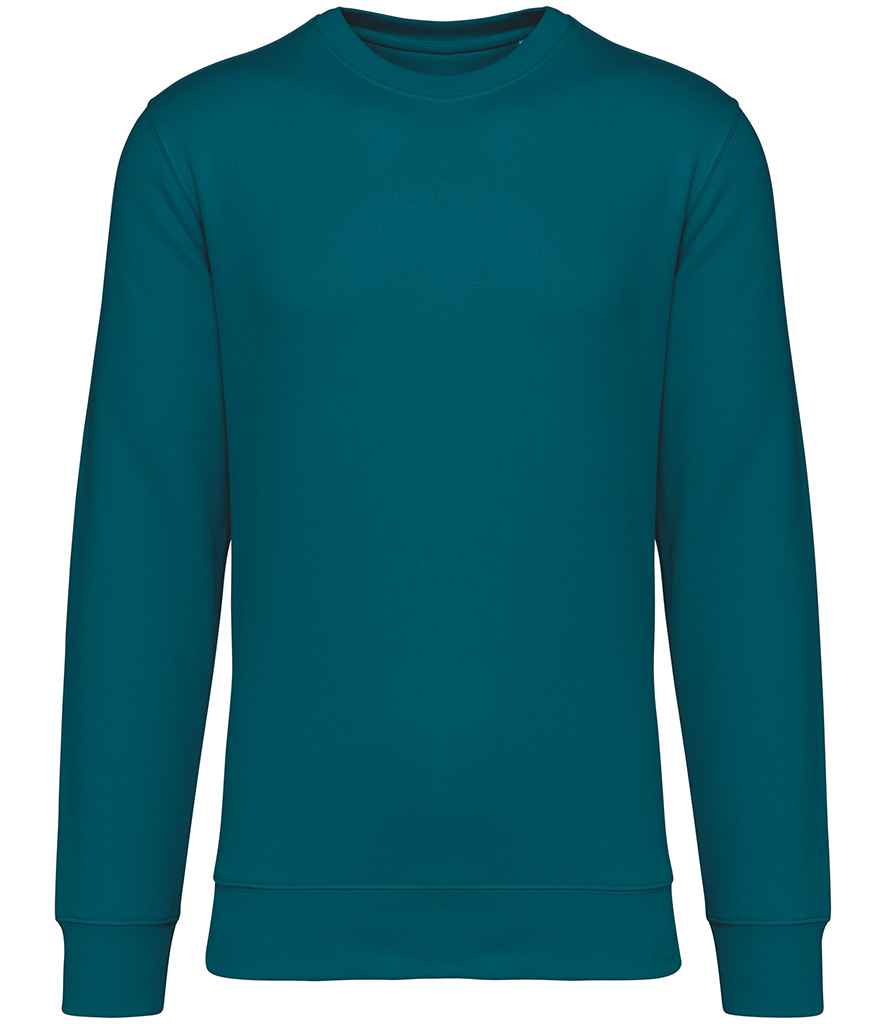 native spirit native spirit unisex crew neck sweatshirt - peacock green (ns400)