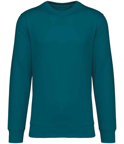 native spirit native spirit unisex crew neck sweatshirt - peacock green (ns400)