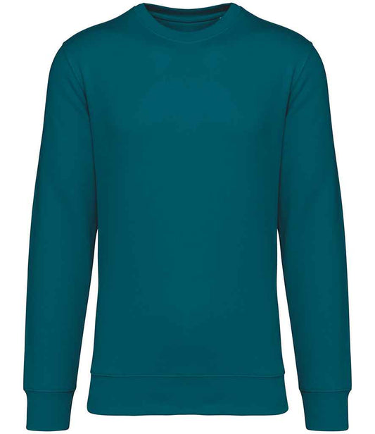 native spirit native spirit unisex crew neck sweatshirt - peacock green (ns400)