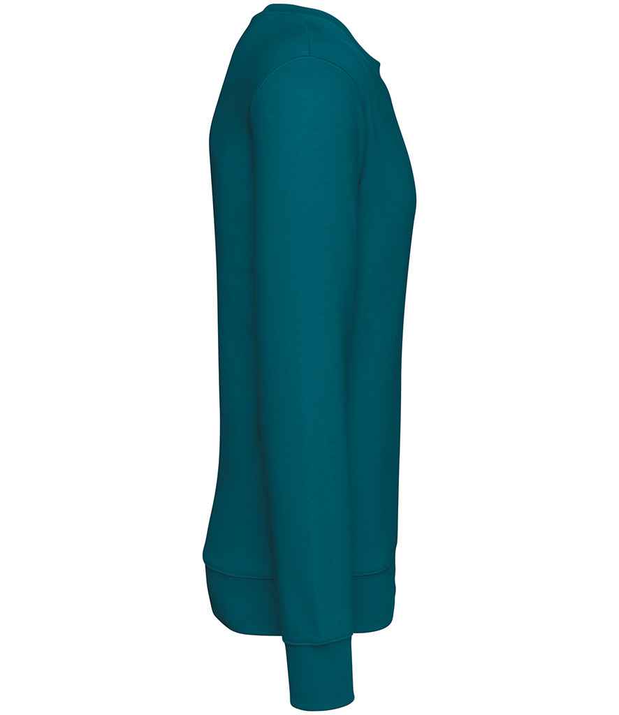 native spirit native spirit unisex crew neck sweatshirt - peacock green (ns400)