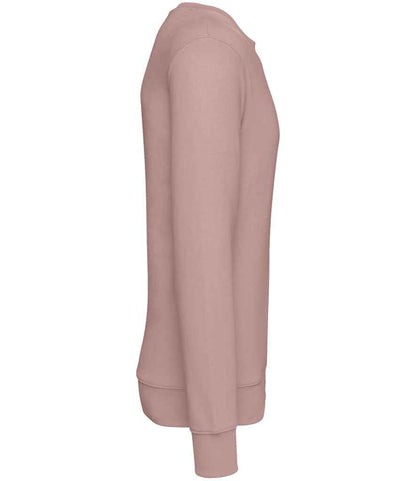 native spirit native spirit unisex crew neck sweatshirt - petal rose (ns400)