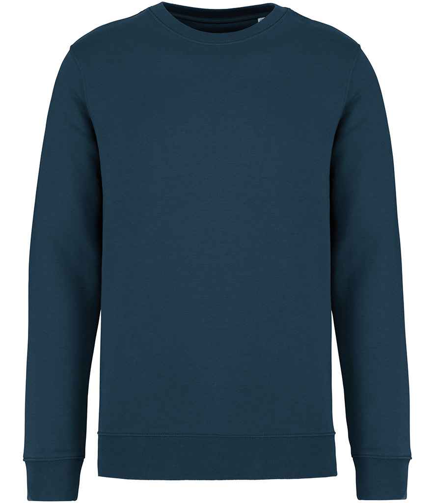 native spirit native spirit unisex crew neck sweatshirt - peacock blue (ns400)