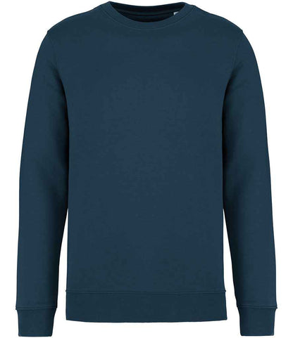 native spirit native spirit unisex crew neck sweatshirt - peacock blue (ns400)