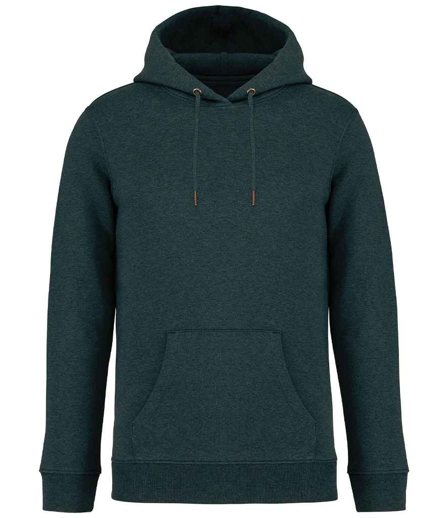 native spirit native spirit unisex heavyweight hooded sweatshirt - amazon green heather (ns401)