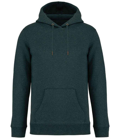 native spirit native spirit unisex heavyweight hooded sweatshirt - amazon green heather (ns401)