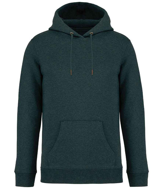 native spirit native spirit unisex heavyweight hooded sweatshirt - amazon green heather (ns401)