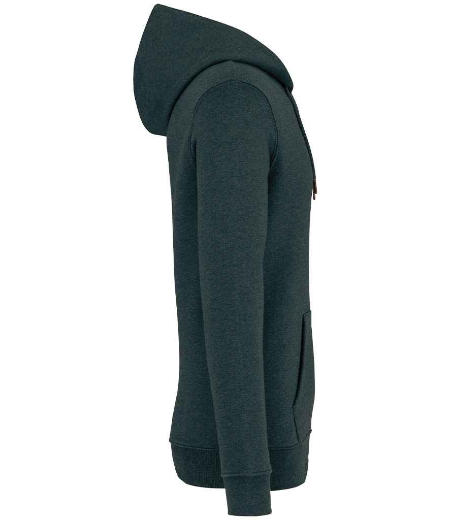 native spirit native spirit unisex heavyweight hooded sweatshirt - amazon green heather (ns401)