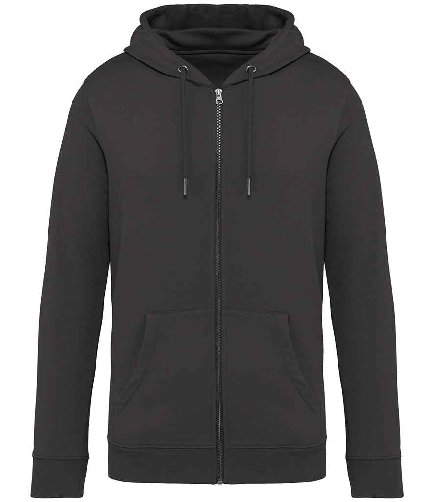 native spirit native spirit unisex full zip hoodie - iron grey (ns402)
