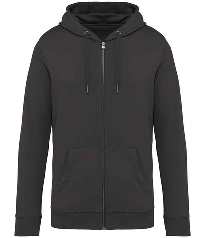 native spirit native spirit unisex full zip hoodie - iron grey (ns402)
