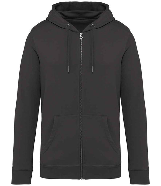 native spirit native spirit unisex full zip hoodie - iron grey (ns402)