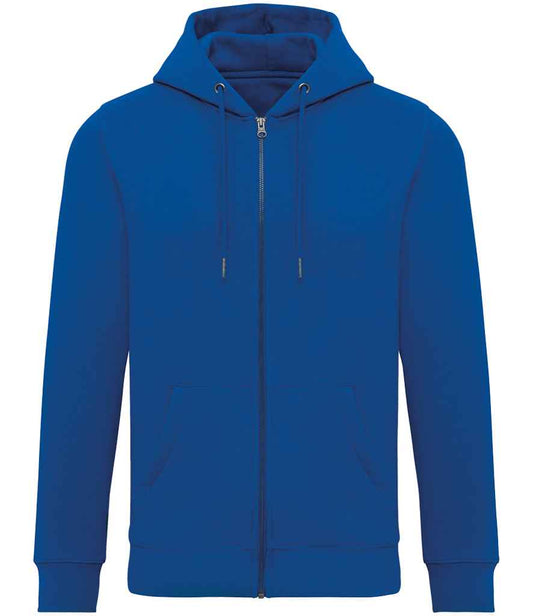 native spirit native spirit unisex full zip hoodie - sea blue (ns402)