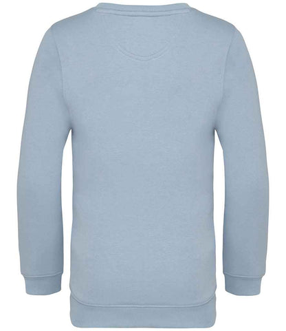 native spirit native spirit kids crew neck sweatshirt - aquamarine (ns403)