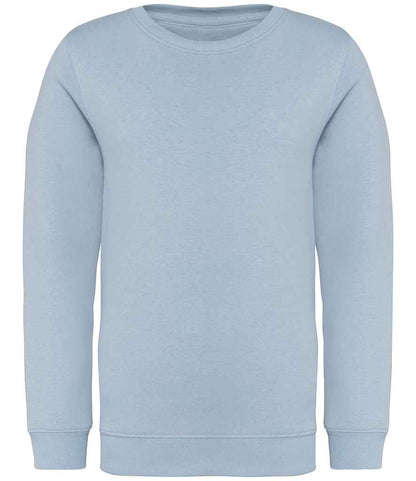 native spirit native spirit kids crew neck sweatshirt - aquamarine (ns403)