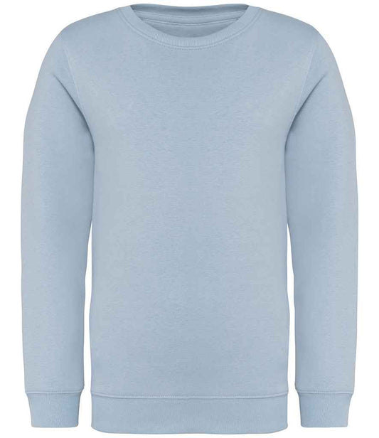 native spirit native spirit kids crew neck sweatshirt - aquamarine (ns403)