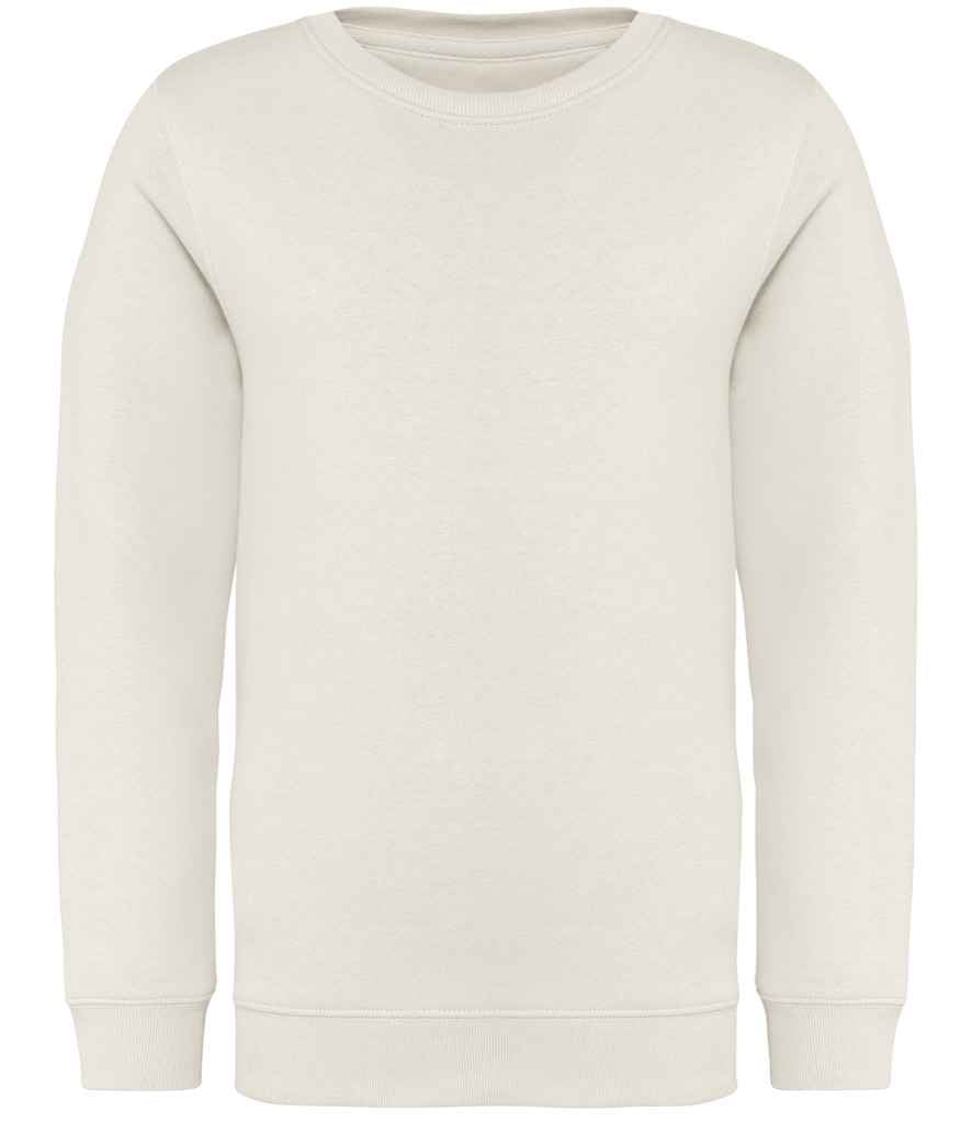 native spirit native spirit kids crew neck sweatshirt - ivory (ns403)