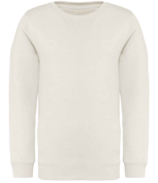native spirit native spirit kids crew neck sweatshirt - ivory (ns403)