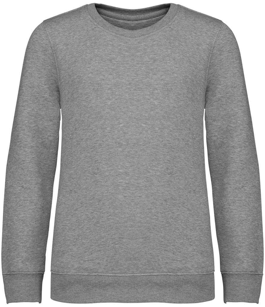 native spirit native spirit kids crew neck sweatshirt - moon grey heather (ns403)