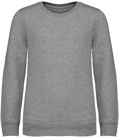 native spirit native spirit kids crew neck sweatshirt - moon grey heather (ns403)