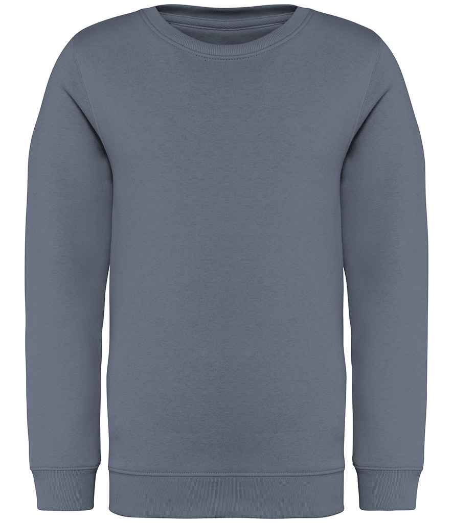 native spirit native spirit kids crew neck sweatshirt - mineral grey (ns403)
