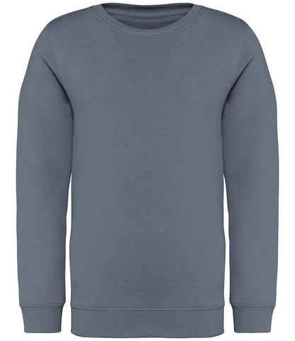 native spirit native spirit kids crew neck sweatshirt - mineral grey (ns403)