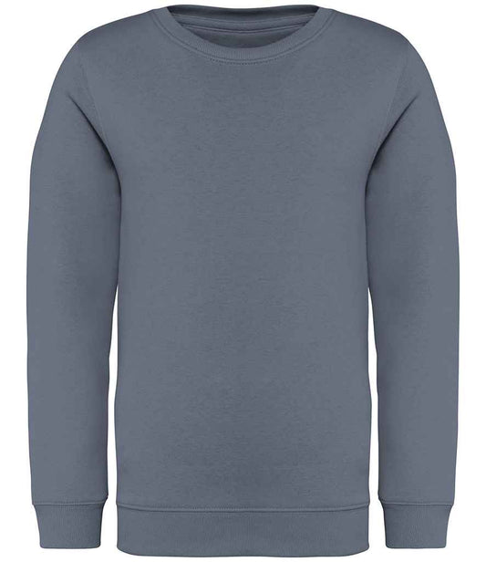 native spirit native spirit kids crew neck sweatshirt - mineral grey (ns403)