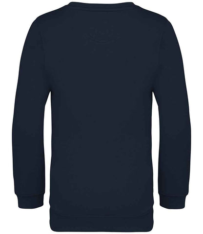native spirit native spirit kids crew neck sweatshirt - navy (ns403)