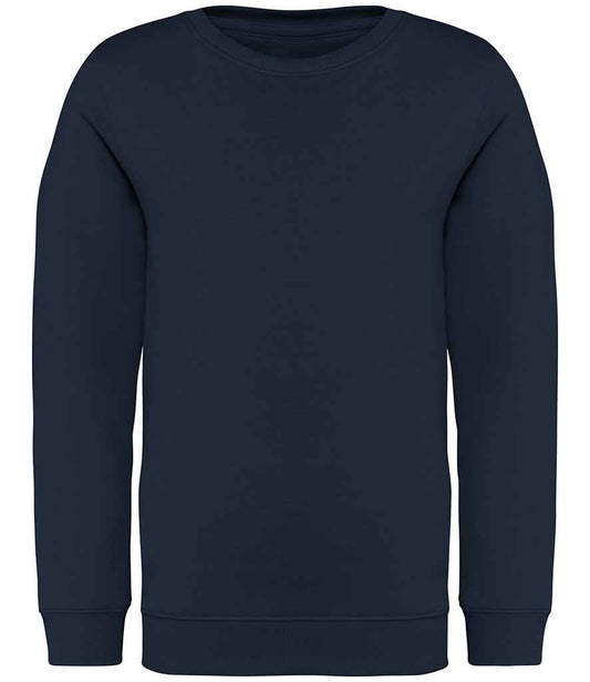 native spirit native spirit kids crew neck sweatshirt - navy (ns403)