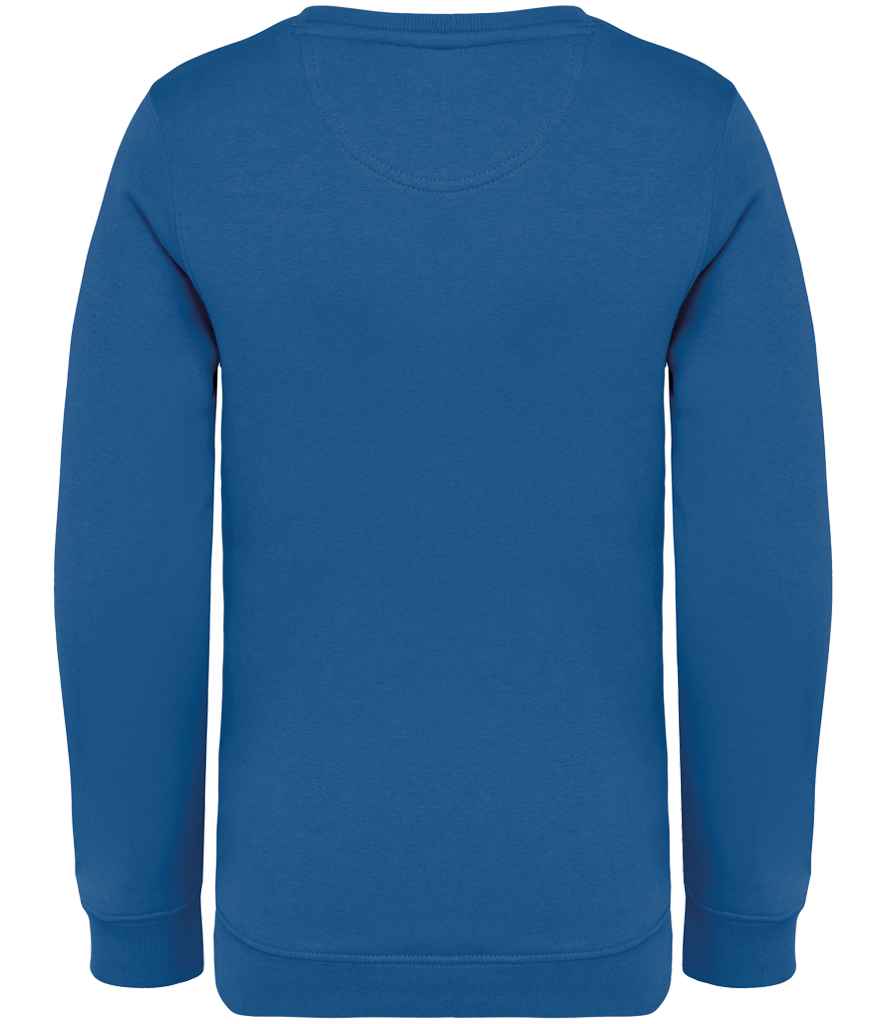 native spirit native spirit kids crew neck sweatshirt - sea blue (ns403)