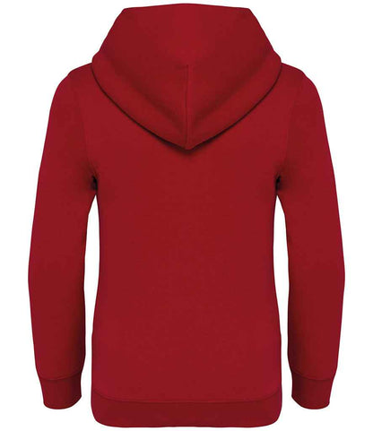 native spirit native spirit kids hooded sweatshirt - hibiscus red (ns404)