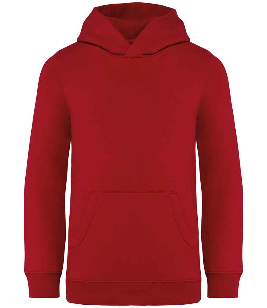 native spirit native spirit kids hooded sweatshirt - hibiscus red (ns404)