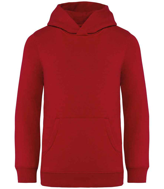 native spirit native spirit kids hooded sweatshirt - hibiscus red (ns404)