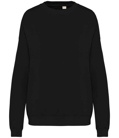 native spirit native spirit unisex terry 280 oversized sweatshirt - washed black (ns415)