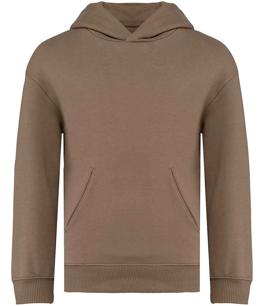 native spirit native spirit kids oversized hooded sweatshirt - driftwood (ns438)