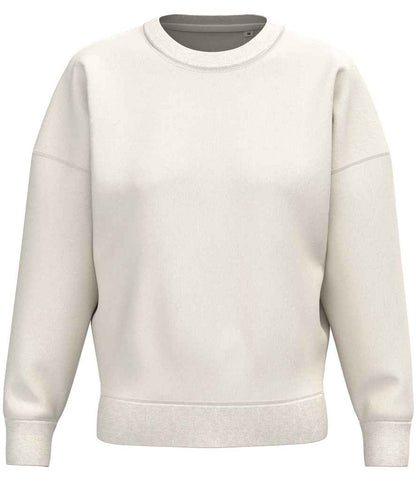 native spirit native spirit ladies crew neck sweatshirt - ivory (ns439)